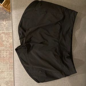 Lululemon speed up lined short 4in black size 8